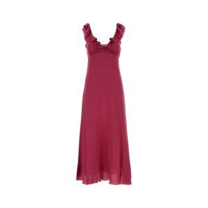 Chloe Women Tyrian Purple Crepe Dress